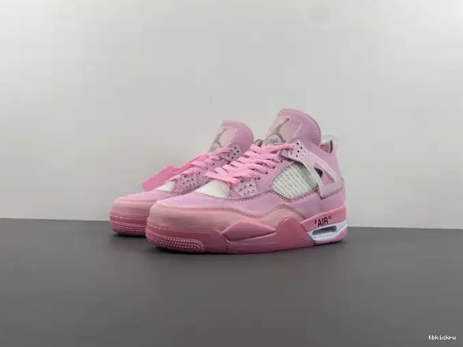 TBK PINK 4 OFF-WHITE X JORDAN 0518